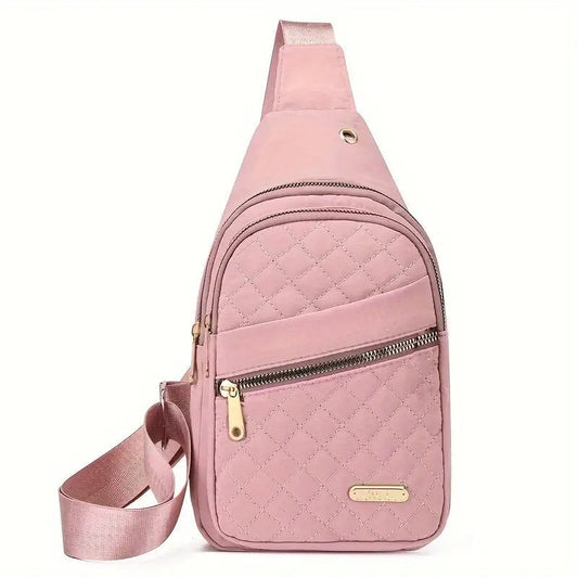 Stylish Chic Quilted Lightweight & Comfortable Crossbody Chest Bag